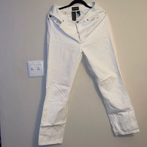 White pants LAUREN JEANS Co., RALPH LAUREN. Size 10